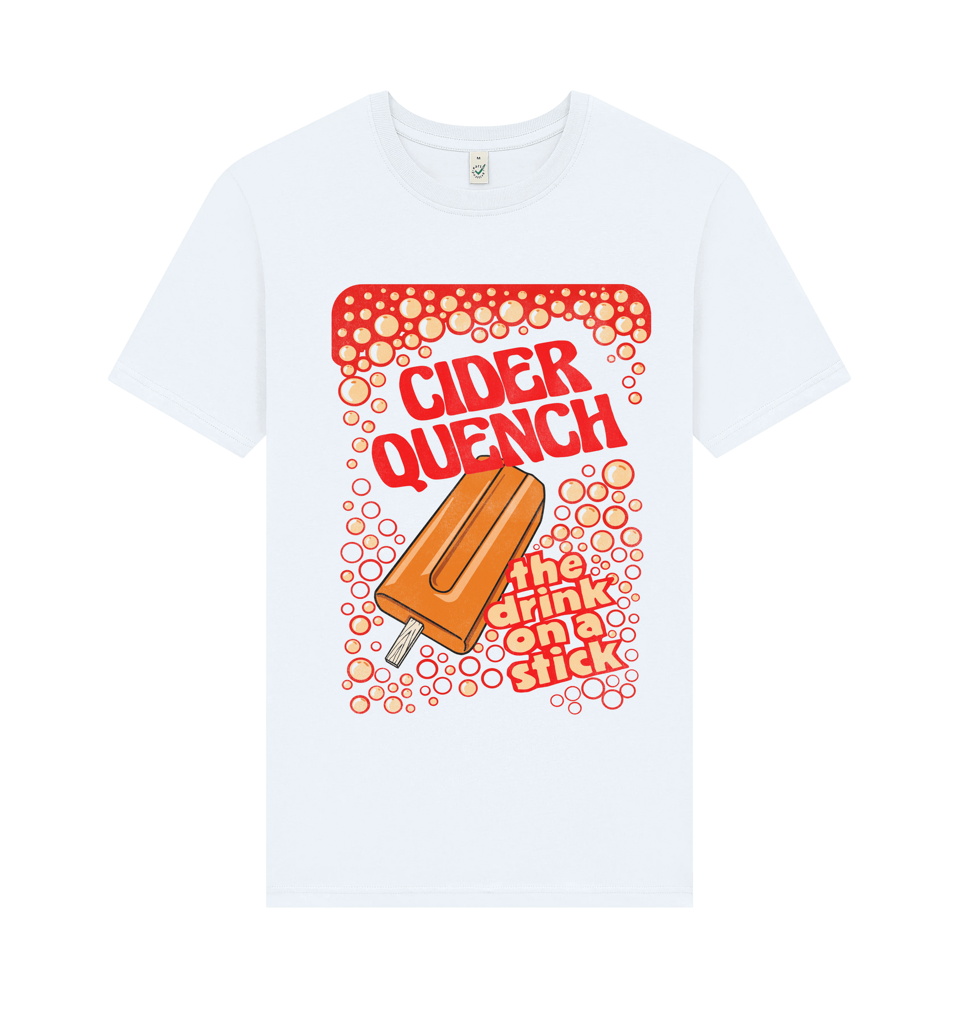 White Printed T-shirt Front