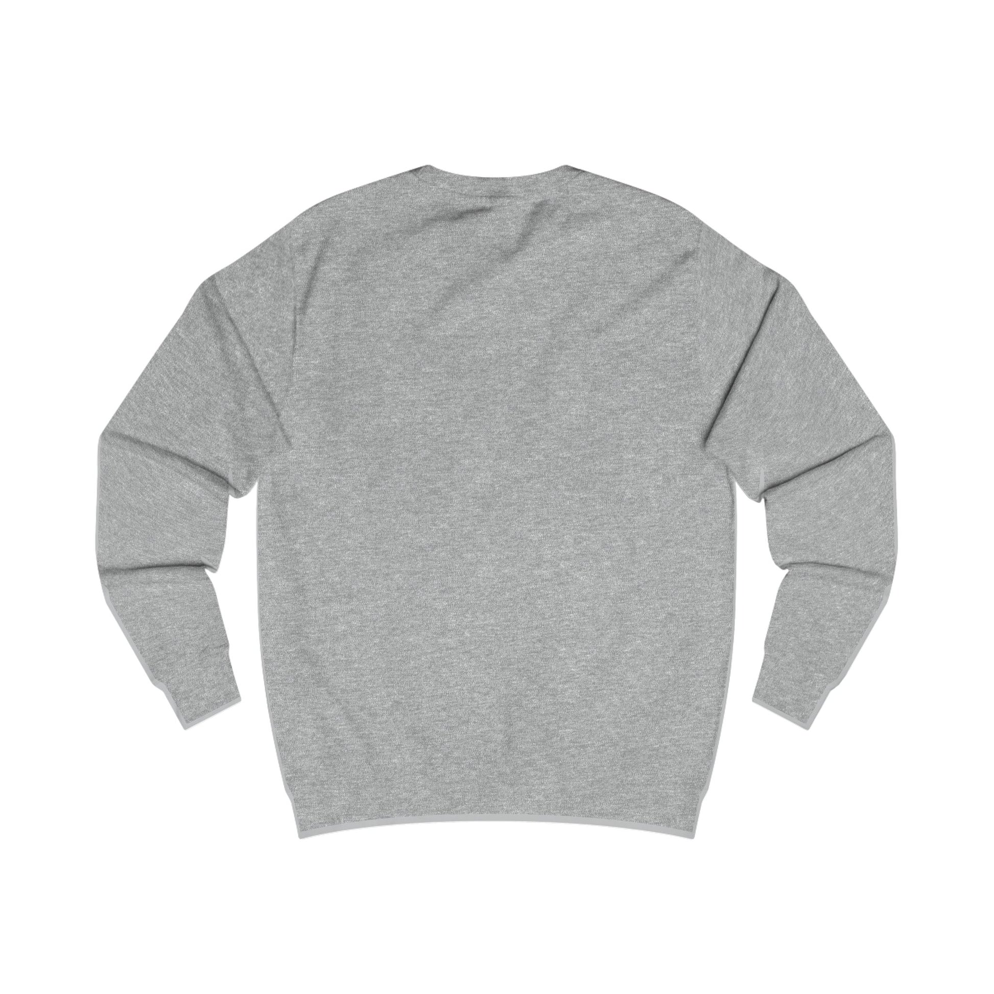 Gray sweatshirt on a white background