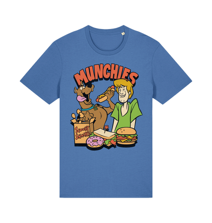 Bright Blue Printed T-shirt Front