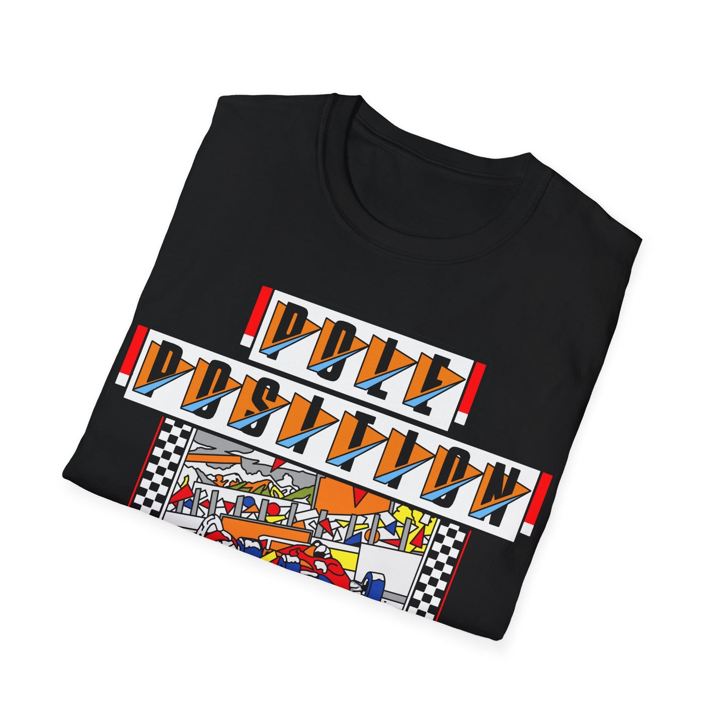 Pole Position Vintage Racing Video Game T-shirt