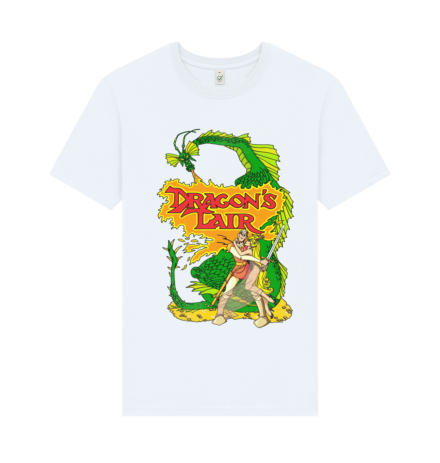 White Printed T-shirt Front