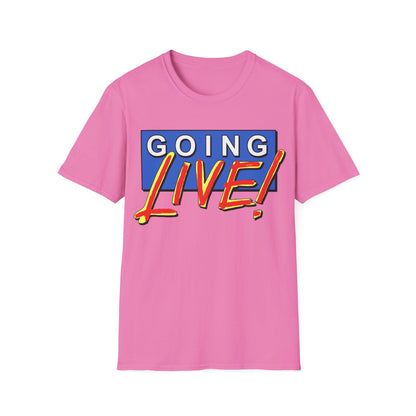 Going Live Unisex T-Shirt,  Retro TV Classic