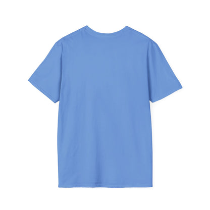 Blue t-shirt on a white background