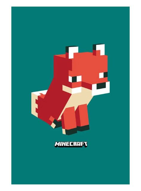 MINECRAFT - SIMPLE FOX - T-SHIRT