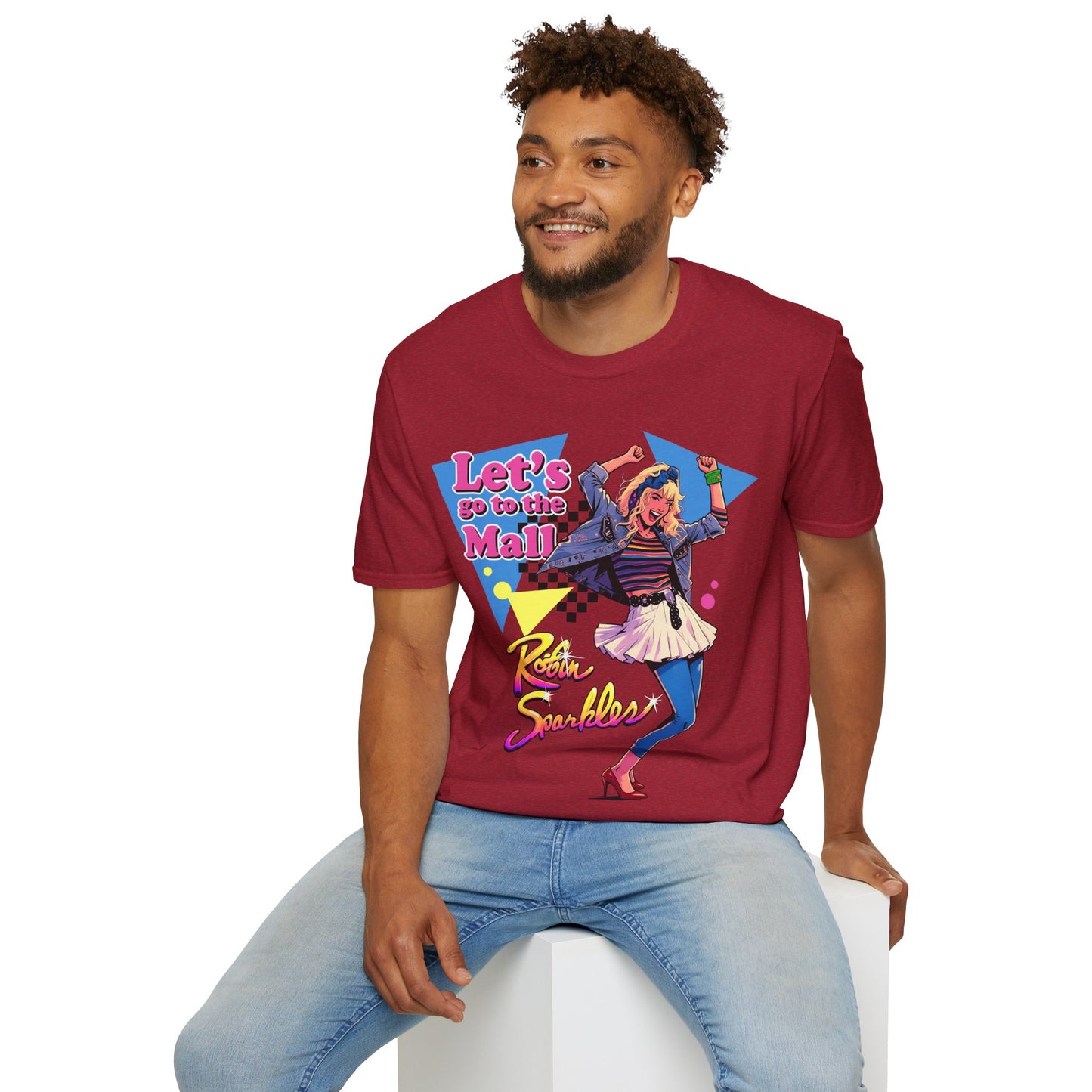 Robin Sparkles Retro 80s Style T-Shirt
