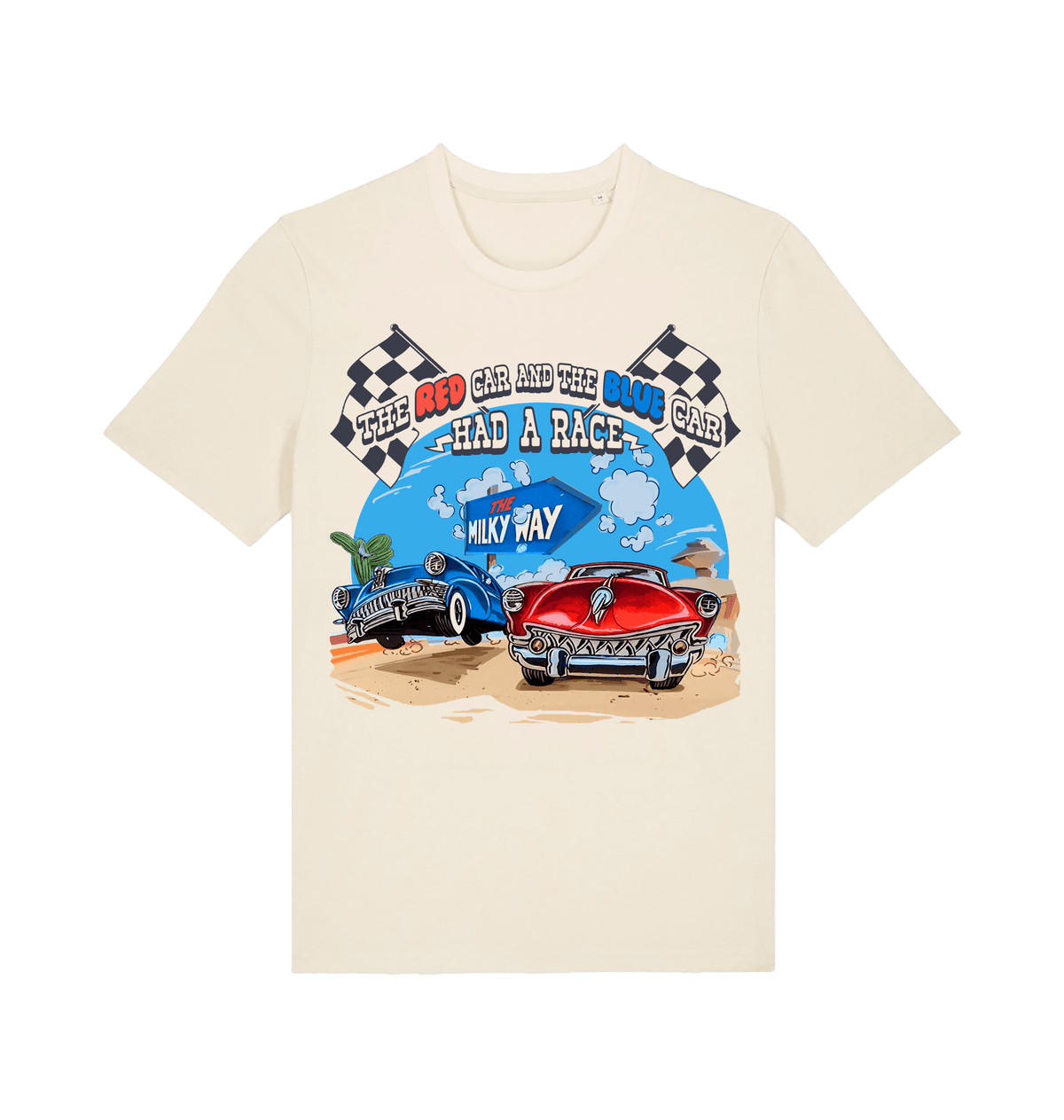 Natural Raw Printed T-shirt Front