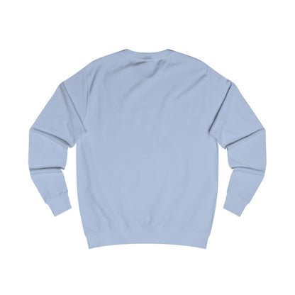 Light blue sweatshirt on a white background