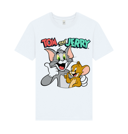 White Printed T-shirt Front