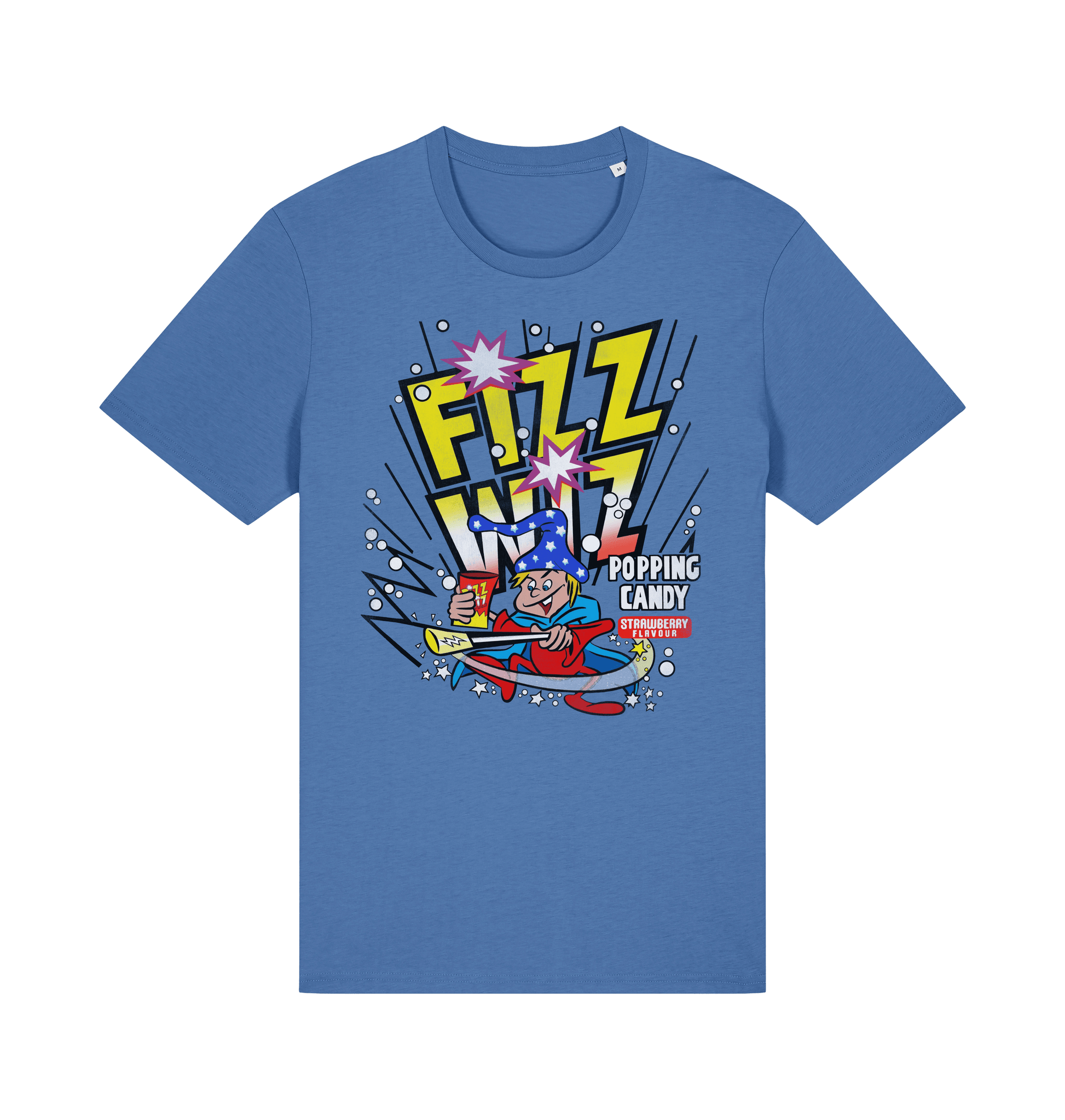 Bright Blue Printed T-shirt Front