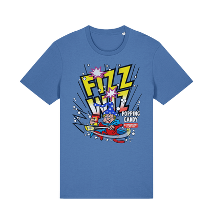 Bright Blue Printed T-shirt Front