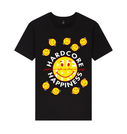 Black Printed T-shirt Front
