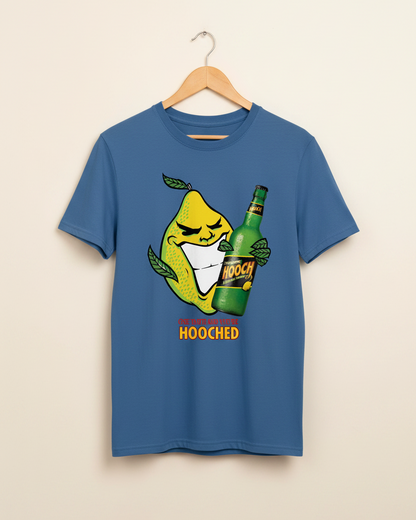 Faded Denim Printed T-shirt Front