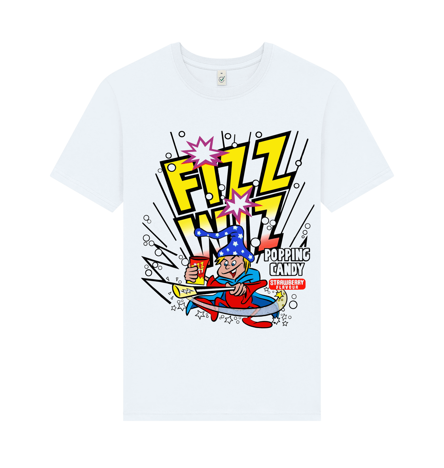 White Printed T-shirt Front