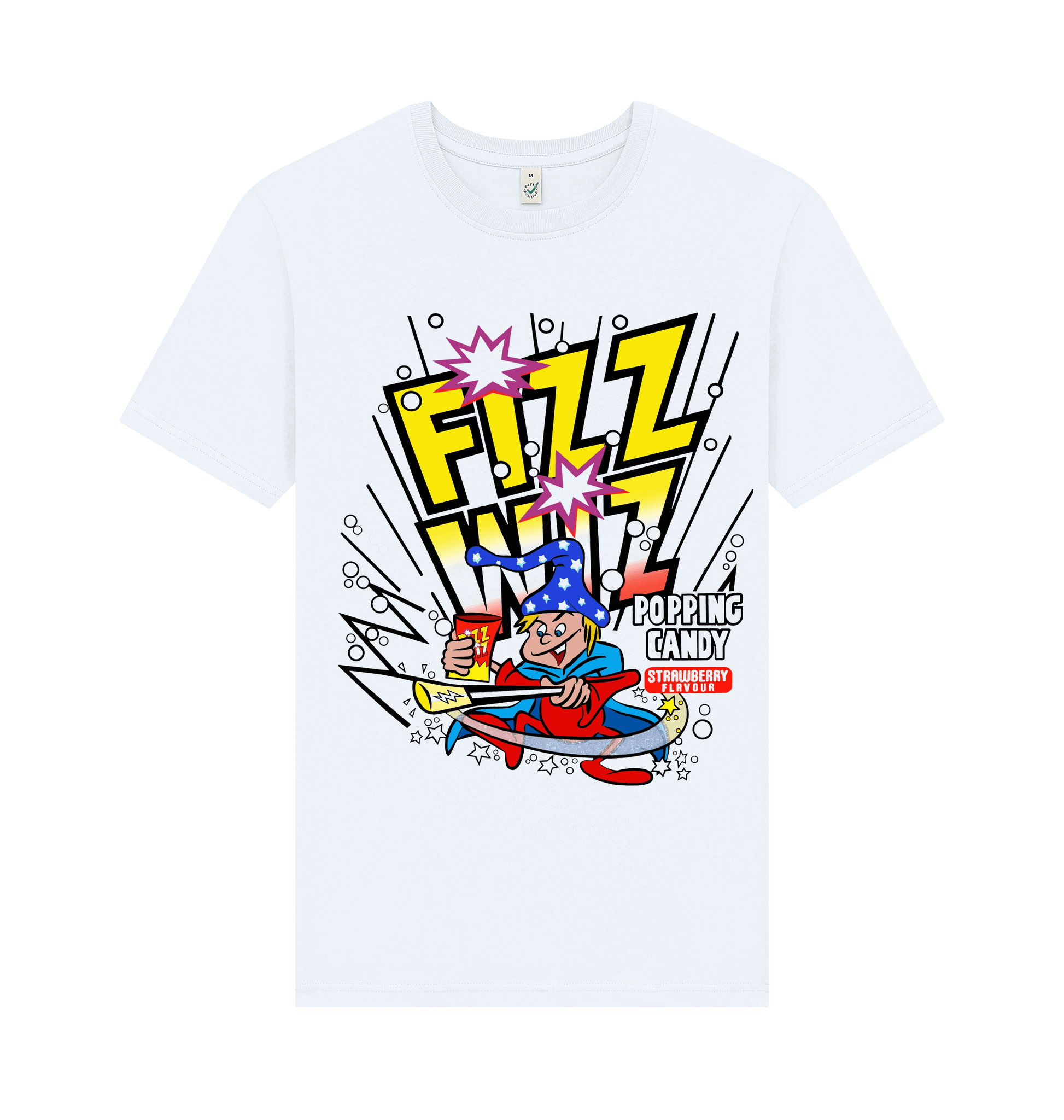 White Printed T-shirt Front
