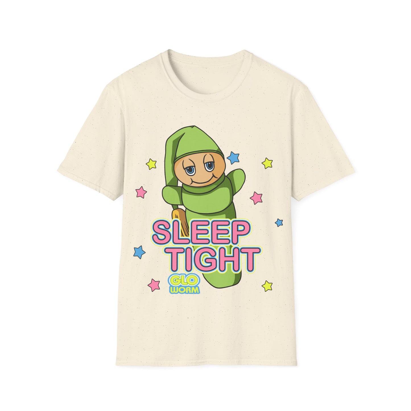 Retro Sleep Tight Glow Worm Unisex T-Shirt