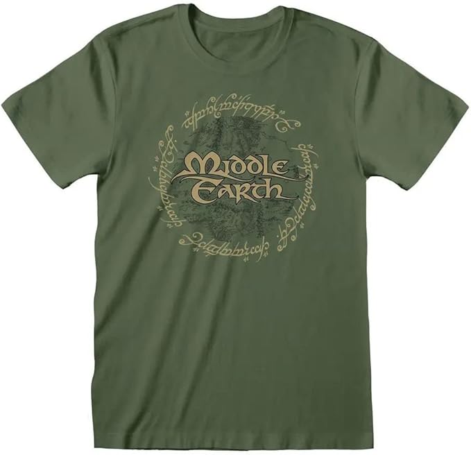 Lord Of The Rings Middle Earth Large T-shirt