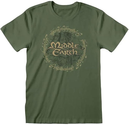 Lord Of The Rings Middle Earth Large T-shirt