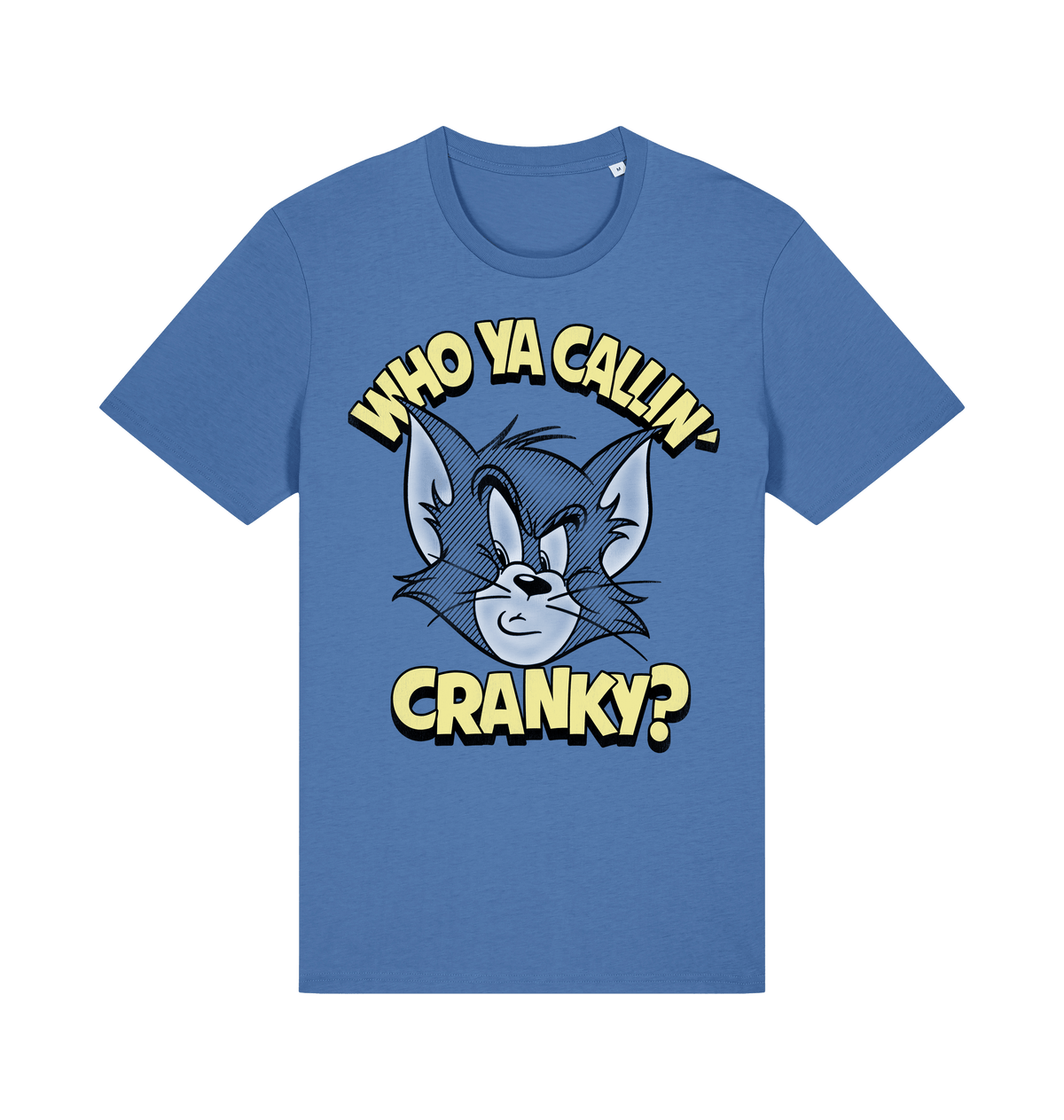 Bright Blue Printed T-shirt Front