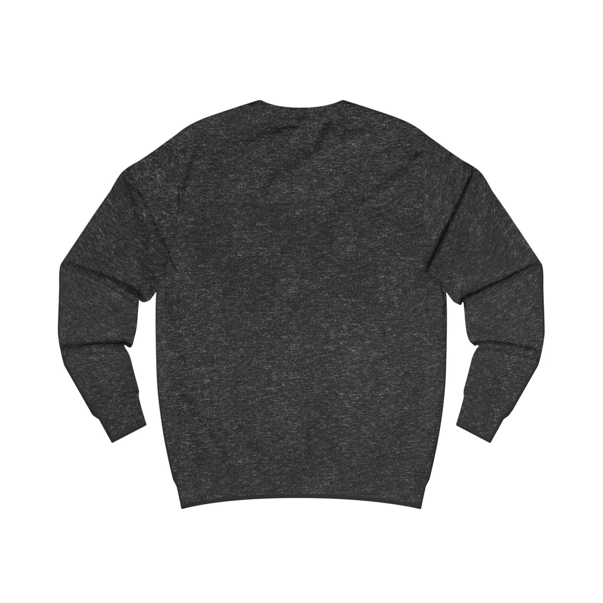 Dark gray sweatshirt on a white background
