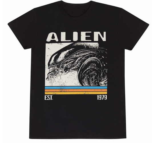 ALIEN - RETRO BARS - T-SHIRT