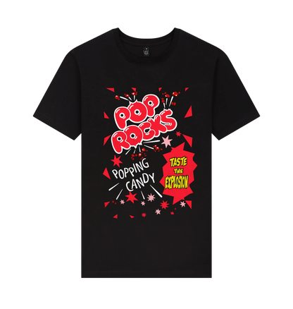 Black Printed T-shirt Front