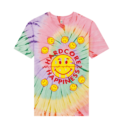 Tie Dye Rainbow Printed T-shirt Front