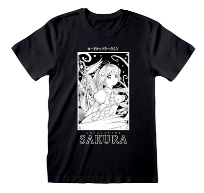 CARDCAPTOR SAKURA - BLACK AND WHITE BOX - T-SHIRT