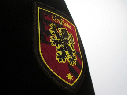 Gryffindor crest patch on a black/red baseball cap