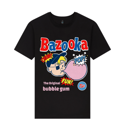 Black Printed T-shirt Front