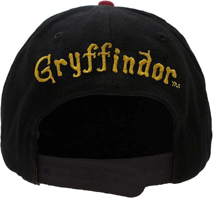 Black cap with 'Gryffindor' embroidered in yellow on a white background