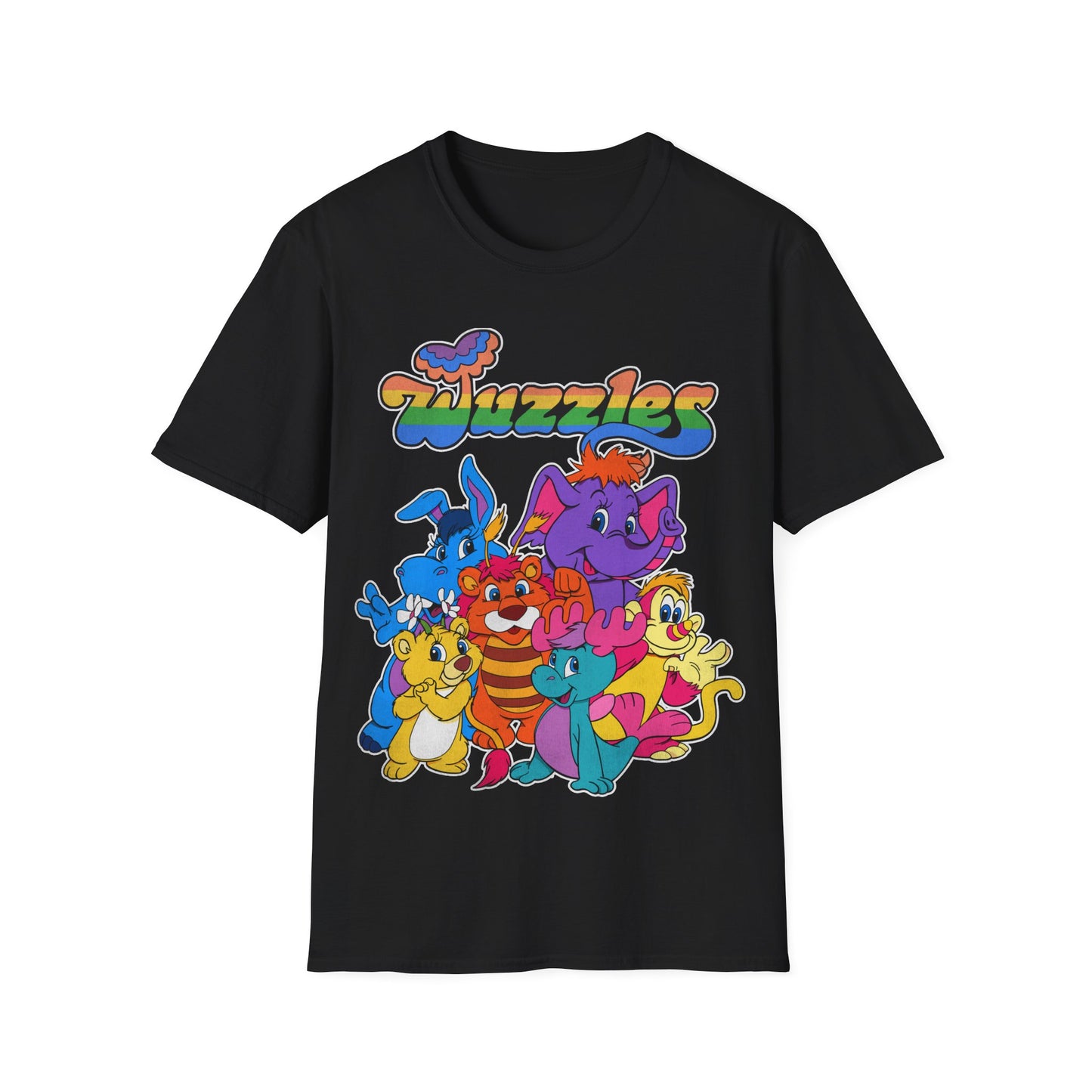 Retro Nostalgic Wuzzles Cartoon T-Shirt