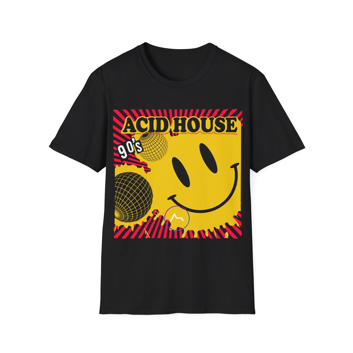 Retro Acid House T-Shirt - Unisex 90s Party Top - Retro Tees