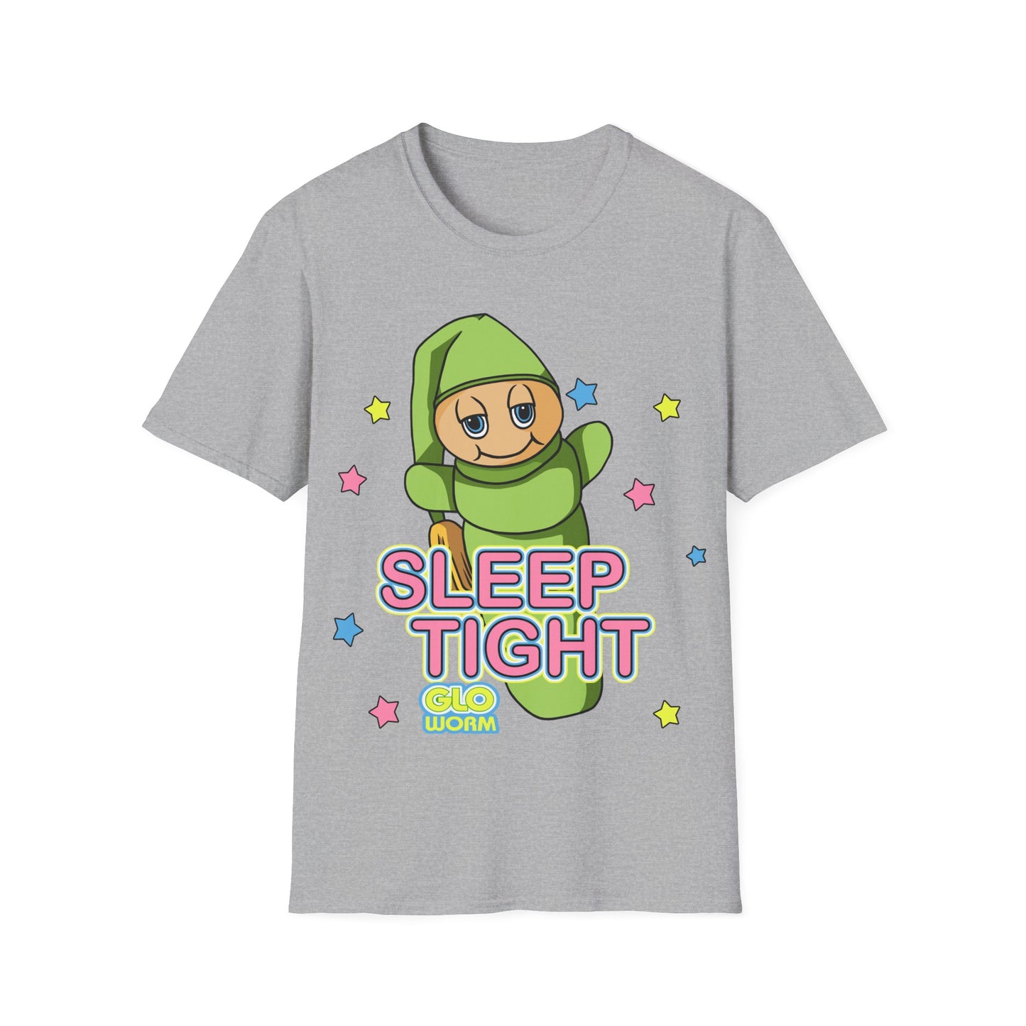 Retro Sleep Tight Glow Worm Unisex T-Shirt