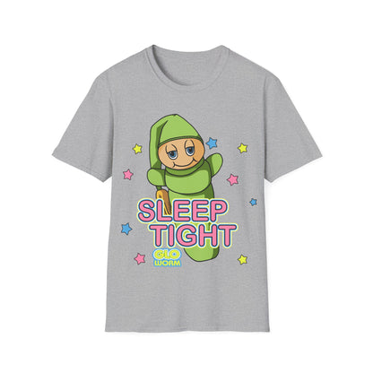 Retro Sleep Tight Glow Worm Unisex T-Shirt