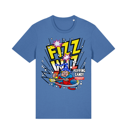 Bright Blue Printed T-shirt Front