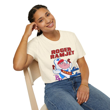 Retro Roger Ramjet Hero T-Shirt - Nostalgic Cartoon Top - Retro Tees