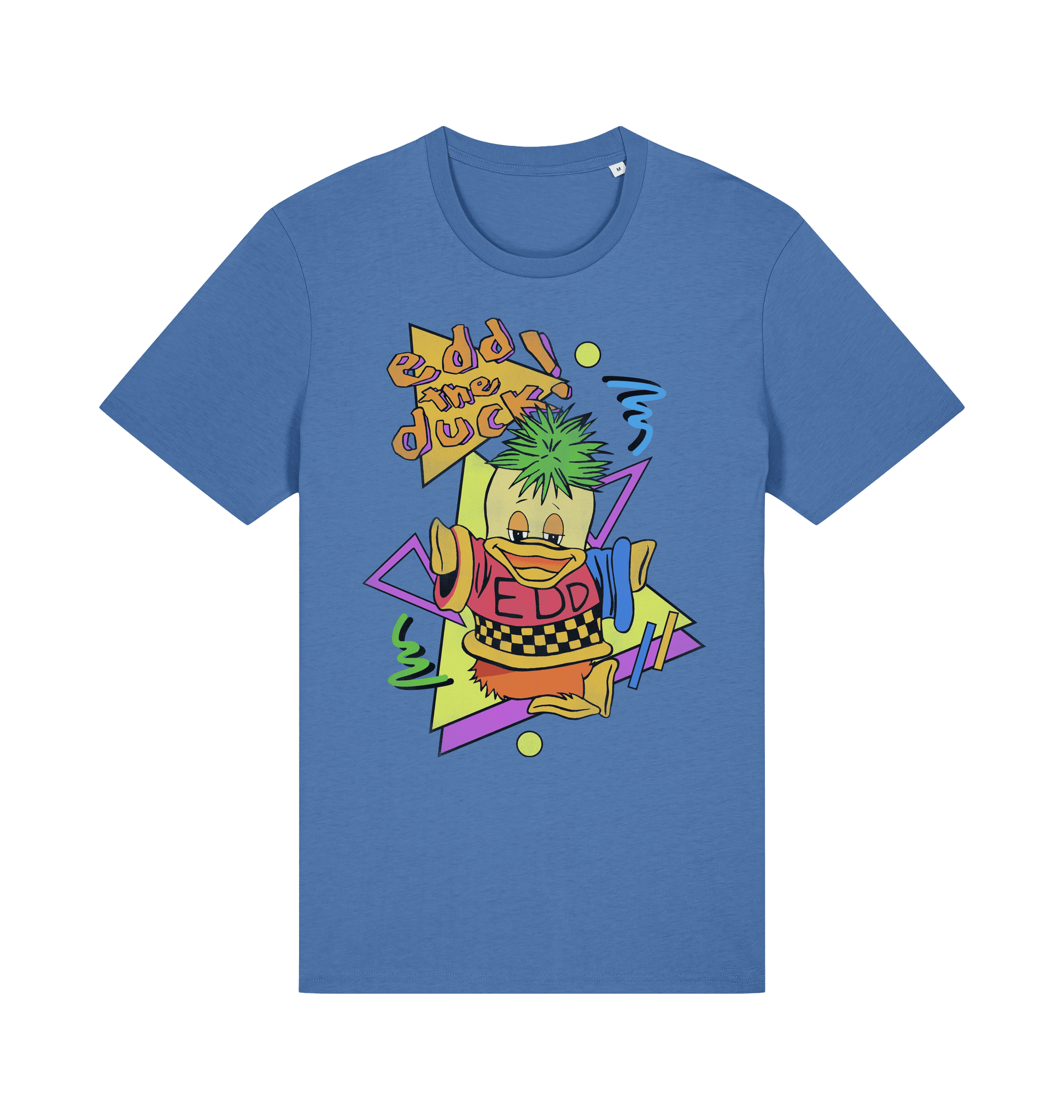 Bright Blue Printed T-shirt Front