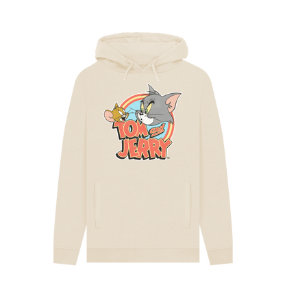 Oat Printed Hoody Front