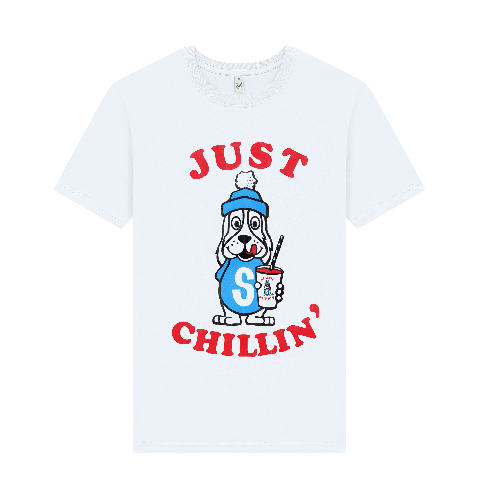 White Printed T-shirt Front