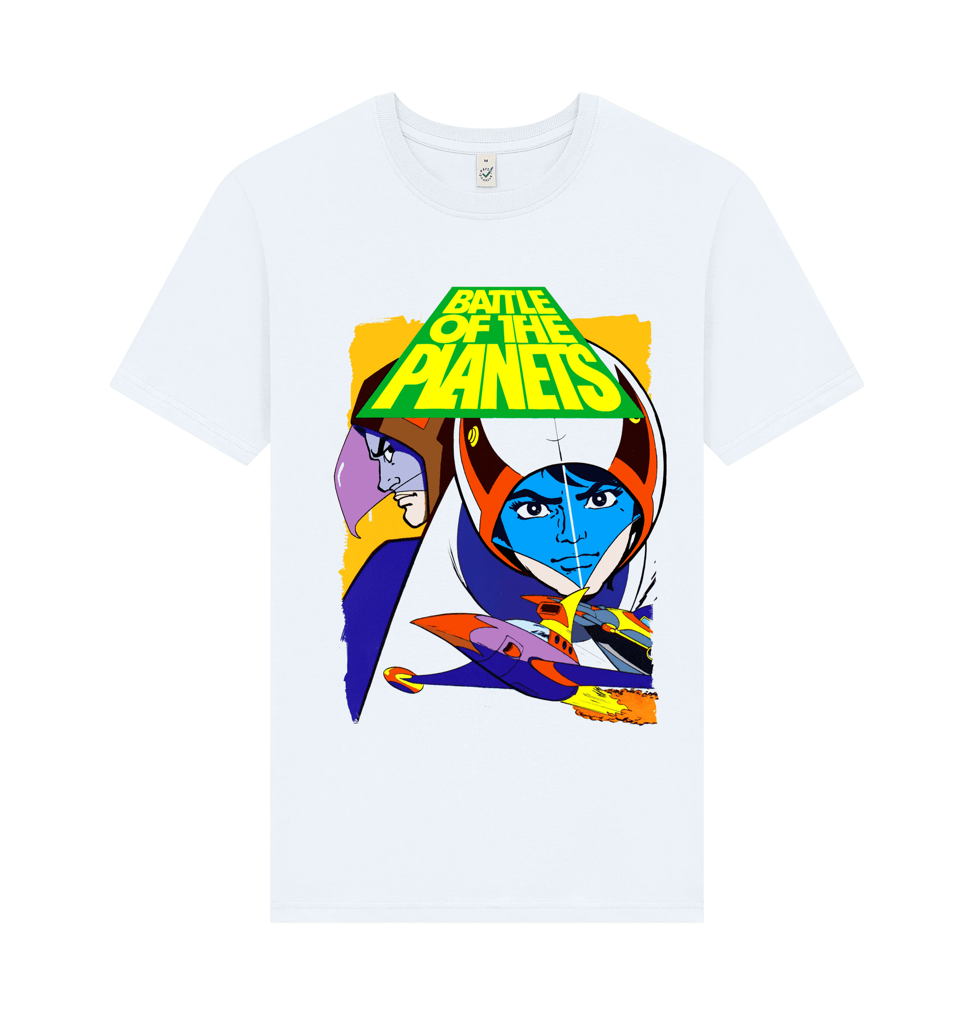 White Printed T-shirt Front