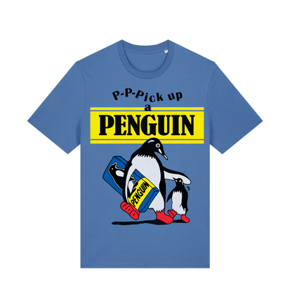 Bright Blue Printed T-shirt Front