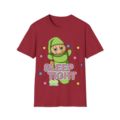 Retro Sleep Tight Glow Worm Unisex T-Shirt