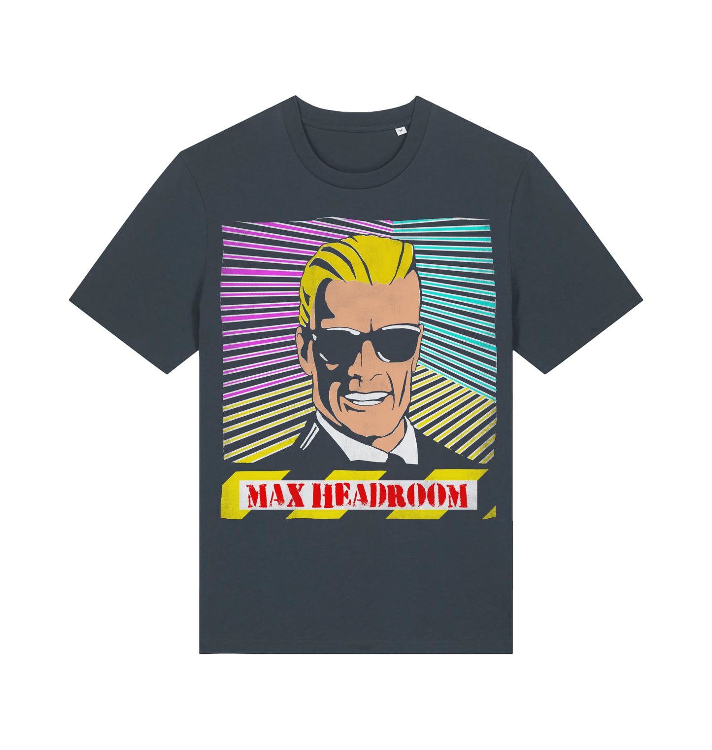India Ink Grey Printed T-shirt Front