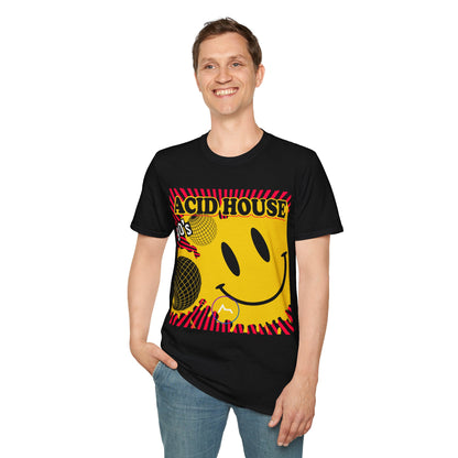 Retro Acid House T-Shirt - Unisex 90s Party Top - Retro Tees