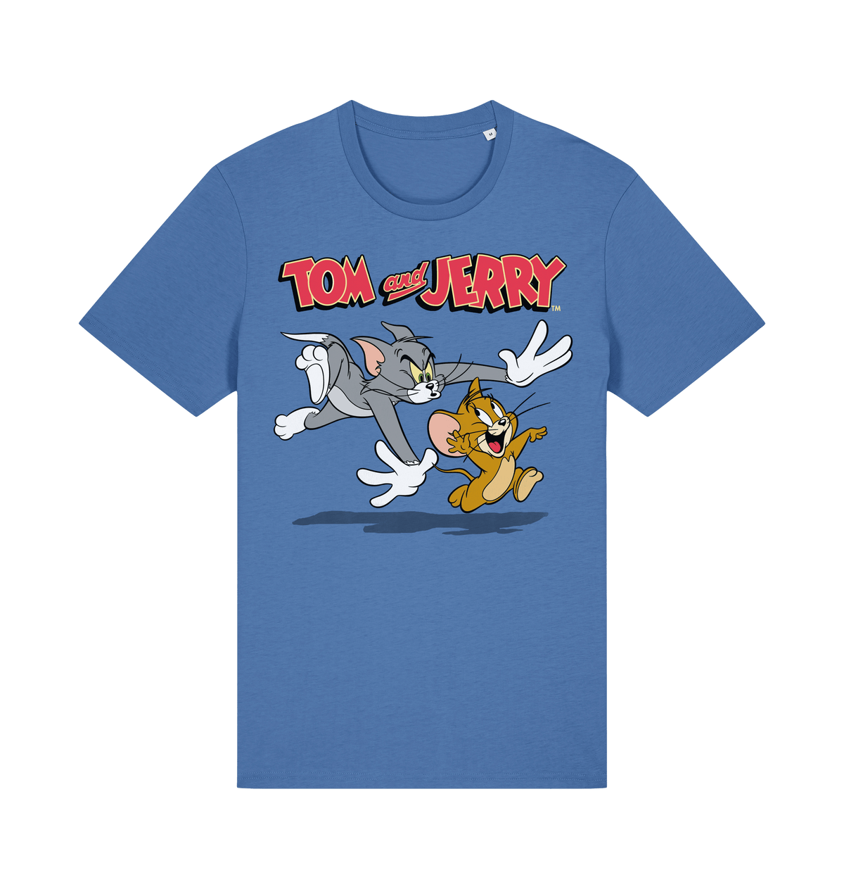 Bright Blue Printed T-shirt Front