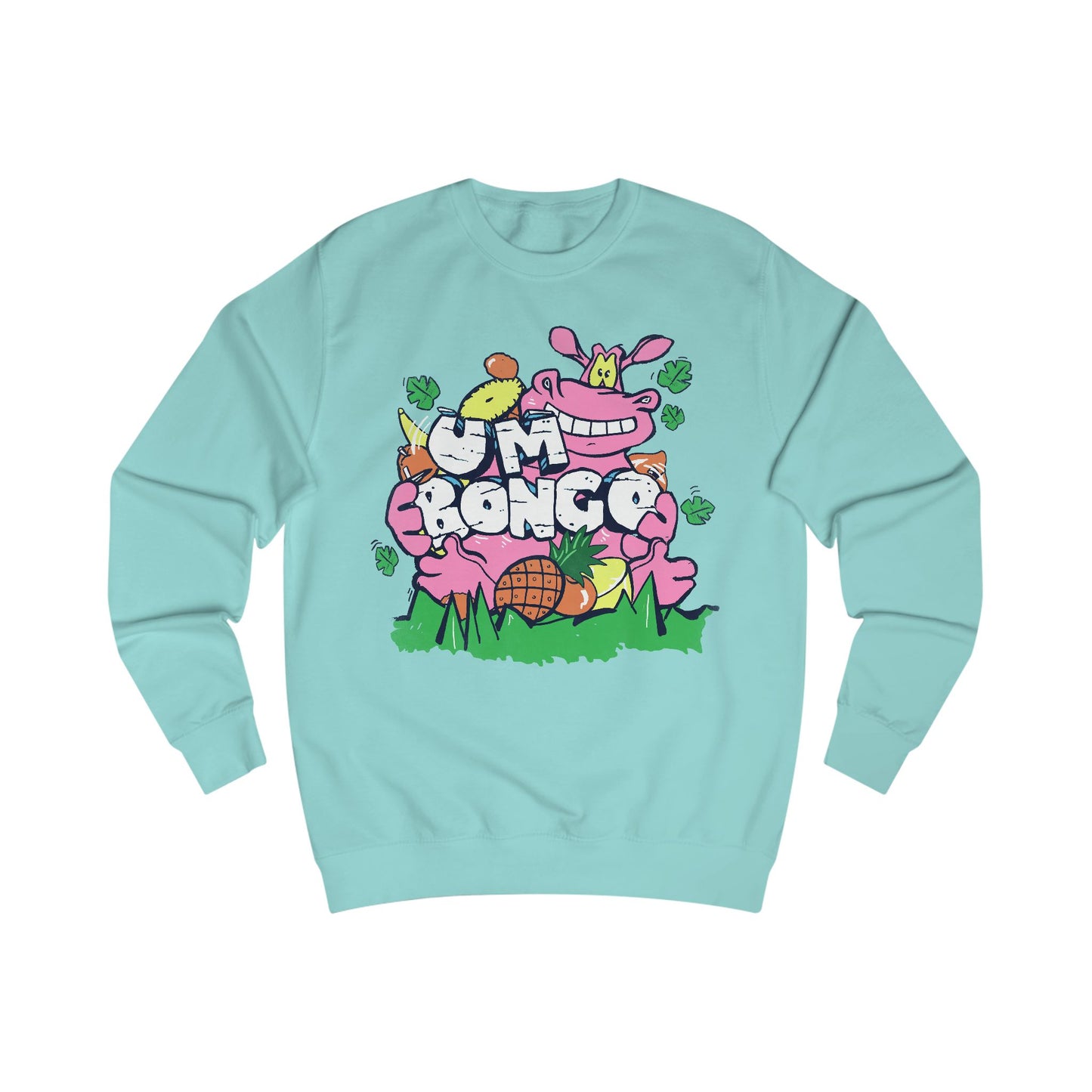 Um Bongo Hippo Sweatshirt | Retro Tropical Juice