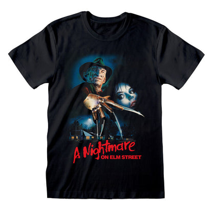 A Nightmare On Elm Street - Logo Poster Black T-Shirt
