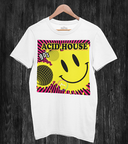 90s Acid House Smiley T-Shirt