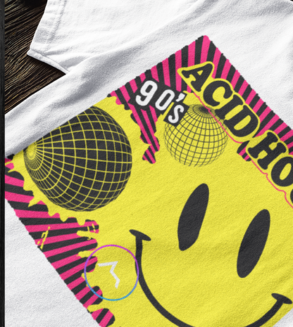 90s Acid House Smiley T-Shirt