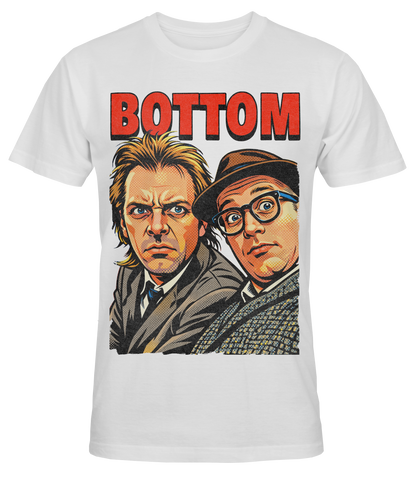 Vintage Comedy Duo T-Shirt — 90s TV "BOTTOM"